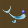 Abstract Dolphin Character