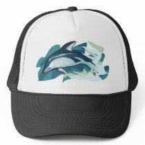 Abstract Dolphin hats