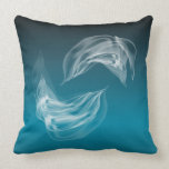 Abstract  Dolphins at Play American MoJo Pillow