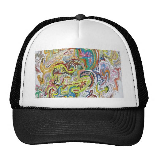 abstract doodle trucker hat zazzle abstract doodle trucker hat zazzle