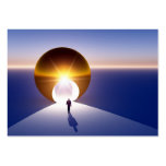 Abstract - Doorway to Golden Opportunity Business Card Template