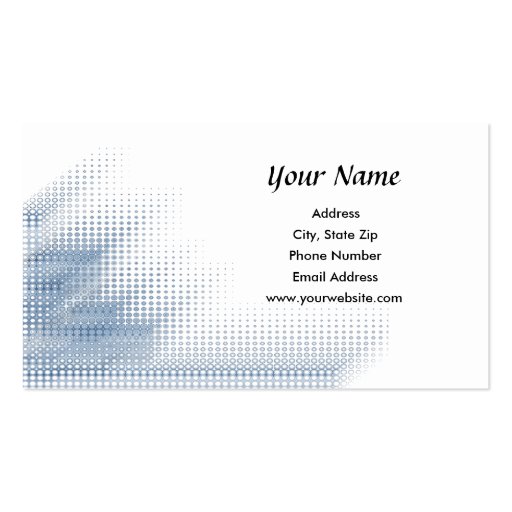 Abstract Dots Business Card