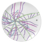 Abstract Drawing Dinner Plate