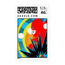 Abstract Dreams of Love Postage stamps