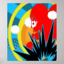 Abstract Dreams of Love Poster