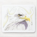 ABSTRACT EAGLE MOUSE MAT