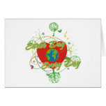 Abstract Earth Day Greeting Cards