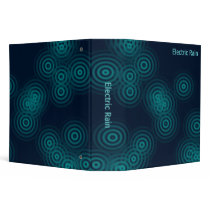 Abstract - Electric Rain (2.0in) binders by artberry Abstract - Electric Rain (2.0in) binders