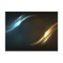 Abstract Elegant Energy Waves Postcard