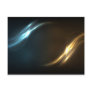Abstract Elegant Energy Waves Postcard