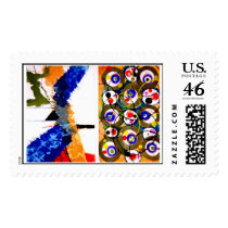 Abstract Expressionism postage