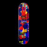 Abstract Expressionist 01 skateboards
