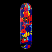 Abstract Expressionist 01 skateboards by artberry Abstract Expressionist 01 skateboards