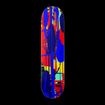 Abstract Expressionist 02 skateboards by artberry Abstract Expressionist 02 skateboards
