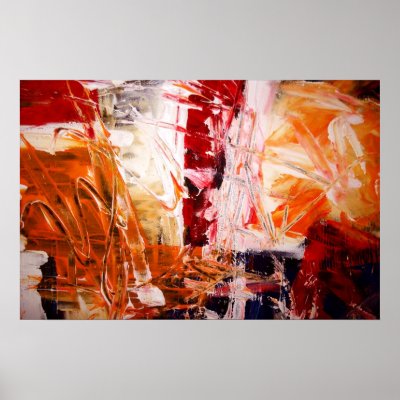 Abstract Expressionist Art Poster Modern Prints by made_in_atlantis