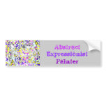 Abstract Expressionist Painter Bumper Stickers