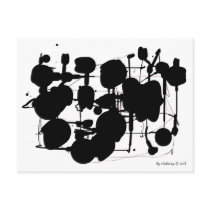 Abstract Expressionist postcards