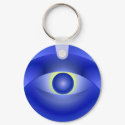 Abstract Eye keychains by Lidusik Abstract Eye keychains