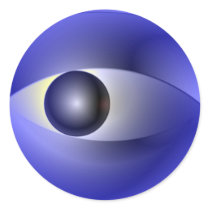 Abstract Eye stickers by Lidusik Abstract Eye stickers