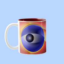 Abstract Eyes mugs