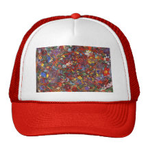 Abstract - Fabric Paint - Sanity Mesh Hat