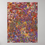 Abstract - Fabric Paint - String Theory Print