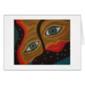 ABSTRACT FACE cards