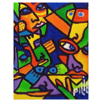 Abstract Faces 4 by Piliero letterhead