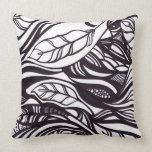 Abstract Feathers (blk/white) pillows