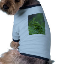 Abstract Ferns Dog T-shirt