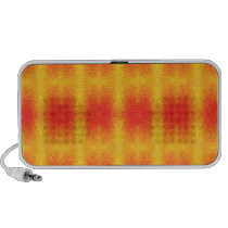Abstract Fiery Cross Patterned Doodle speakers