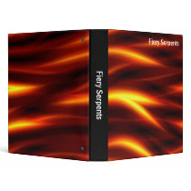 Abstract - Fiery Serpents (1in) binders by artberry Abstract - Fiery Serpents (1in) binders