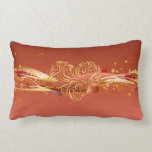 Abstract Filigree Heart American MoJo Pillow