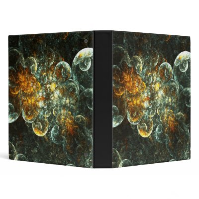 Abstract Fire 3 Ring Binders by zeyn14