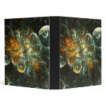 Abstract Fire 3 Ring Binders