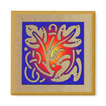 Abstract Fireplace magnets by Zenyaris Abstract Fireplace magnets