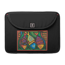 Abstract Fish Art Design Sleeves For Macbook Pro