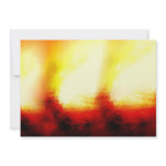 Abstract Flames Invitations