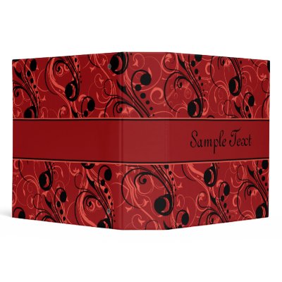 Abstract Floral Binder