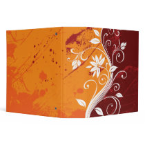 Abstract Floral Binder