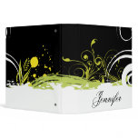 Abstract Floral Binder