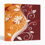 Abstract Floral Binder