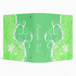 Abstract Floral Binder