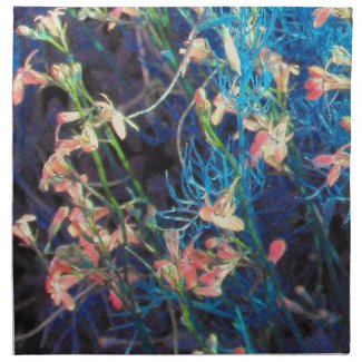 Abstract Floral Fantasy Printed Napkins