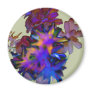 Abstract Floral Fridge Magnet