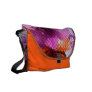 Abstract Floral Courier Bag