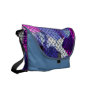 Abstract Floral Messenger Bags