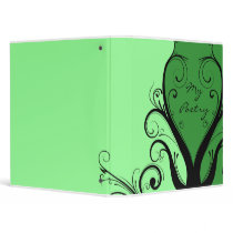Abstract Floral Poetry Binder by stationeryshop Abstract Floral Poetry Binder