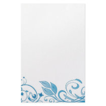 Abstract Floral Stationery