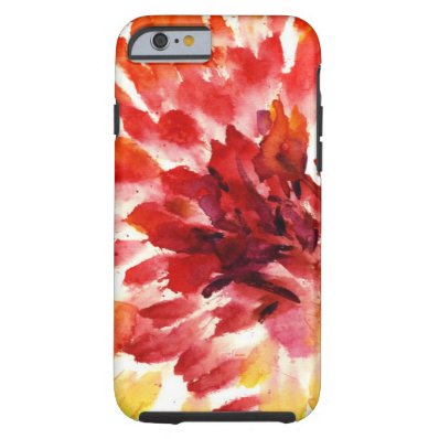 Abstract floral watercolor paintings 5 iPhone 6 case
